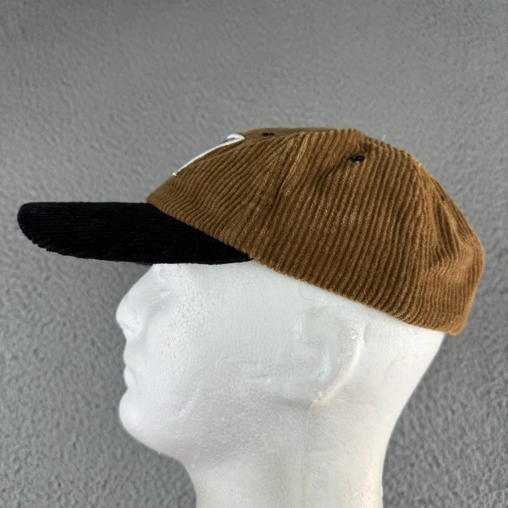 Teddy Fresh Hat Adult Brown Corduroy Two Teds Strap Back Baseball Cap Adjustable